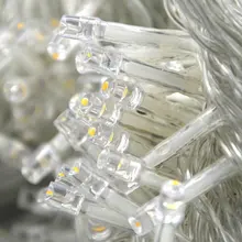 Светодиодный Шторы гирлянда сосульки свет 110 V/220 V и формирующая листы для кровли 4 м 96 Светодиодный s падение 0,3/0,4/0,5 м светодиодный огни для праздничной вечеринки Рождественская елка свет