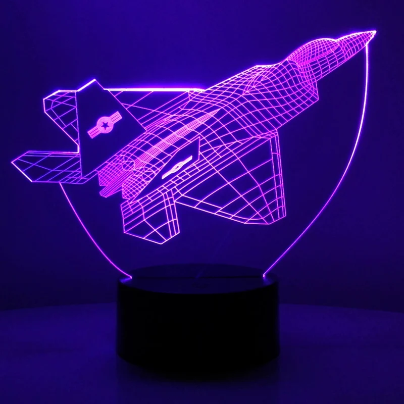 fighter 3D decorative light 800