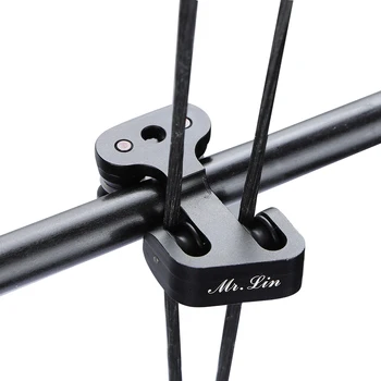 

Aluminum Alloy Pulley Compound Bow Archery Cable Slide String Separator Protector for Compound Bow