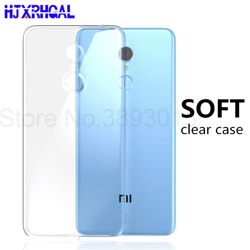 Ultra Thin Clear silicone cases For Xiaomi Redmi 5 Redmi 5 Plus Soft Transparent TPU Case For Redmi5 Redmi5plus Protective shell