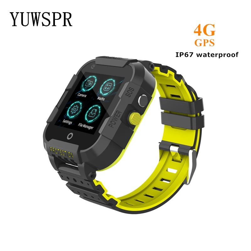 Новый 4G дети gps трекер smart watch IP67 Водонепроницаемая камера фунтов WI FI
