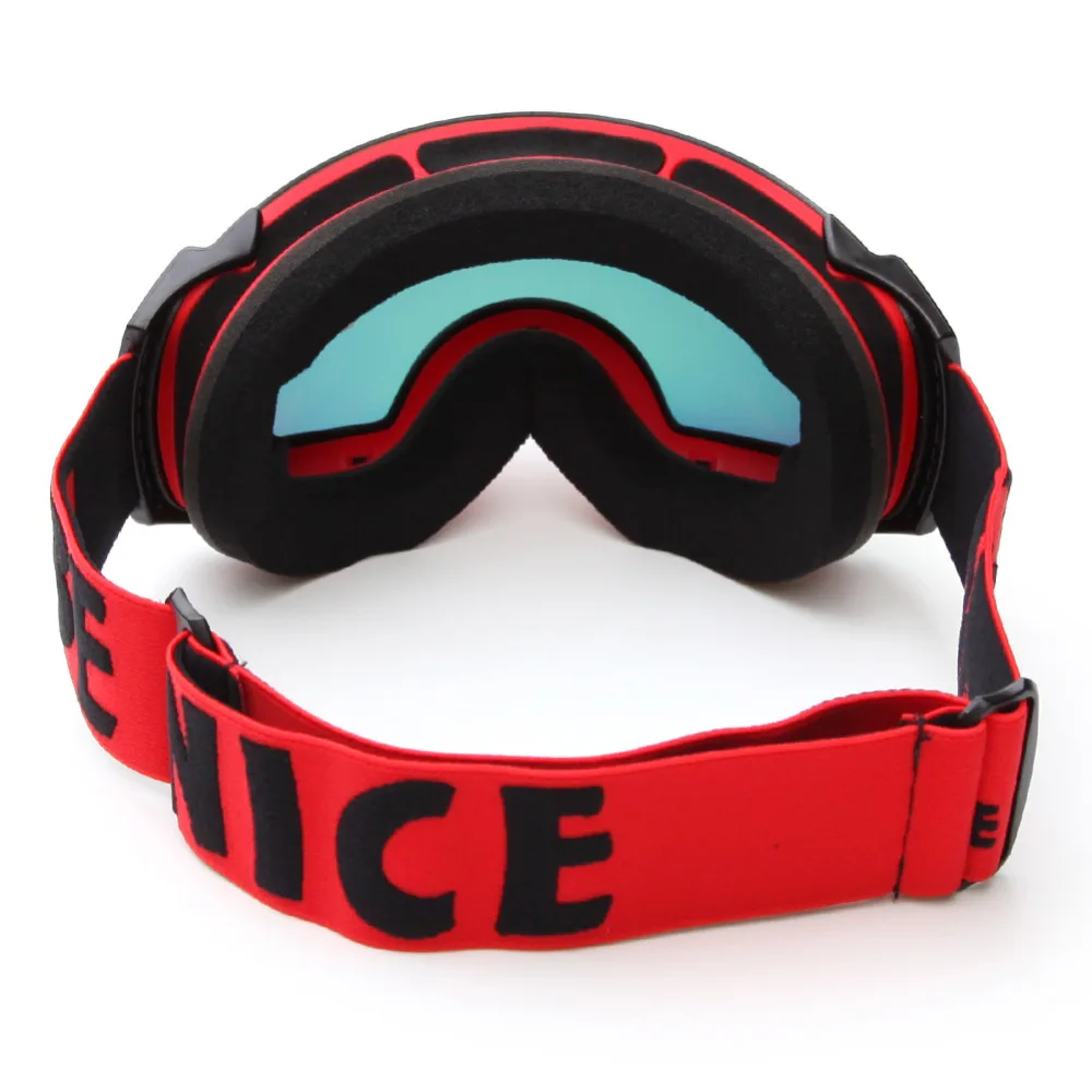 Benice Фирменная Новинка лыжные очки двойной линзы анти-туман большой Размеры сферические профессиональные лыжные Очки Для женщин Для мужчин многоцветная снежные очки