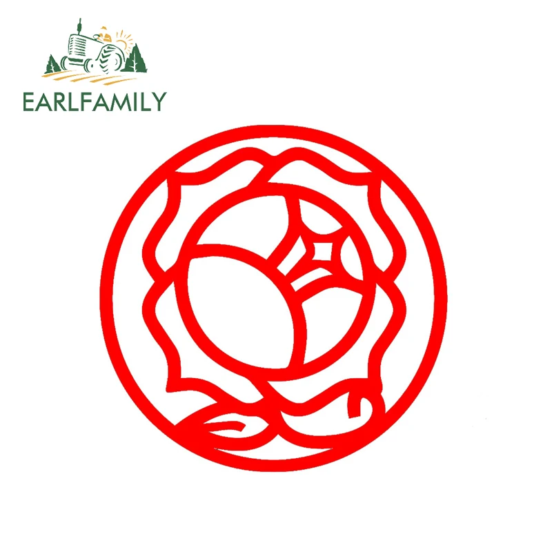 

EARLFAMILY 13cm x 13cm Romantic Inspirational Revolutionary Girl Utena Rose Car Sticker for Kayak Decor Reflective Vinyl Decal