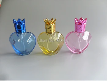 

New Fashion Crown Princess love 30ml glass spray bottle 2pcs/lot