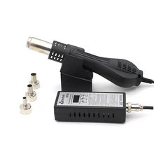 Спаивание горячим воздухом тепловые пушки воздуходувы 8858 паяльная станция SMT SMD сварочные инструменты+ 3 шт. сопла