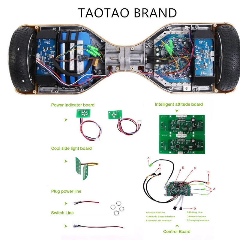 

6.5/8/10 inch scooter motherboard hoverboard a set mainboard for 2 wheel hoverboard taotao motherboard