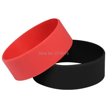 

300pcs One Inch Wide Big Rubber Simple wristband silicone bracelets free shipping by DHL express