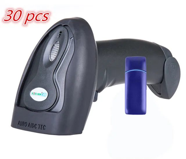 Best Offers NEW Wholesale 30pcs wireless USB laser 1D Barcode Scanner POS System With automatic continuous scanning, with storage Best Offers NEW Wholesale 30pcs wireless USB laser 1D Barcode Scanner POS System With automatic continuous scanning, with storage