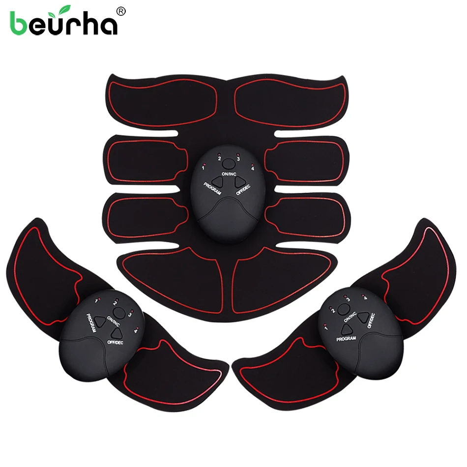 

Smart EMS Electric Pulse Treatment Massager Abdominal Muscle Stimulator Exerciser Device Loss Weight Slimming Training Massager
