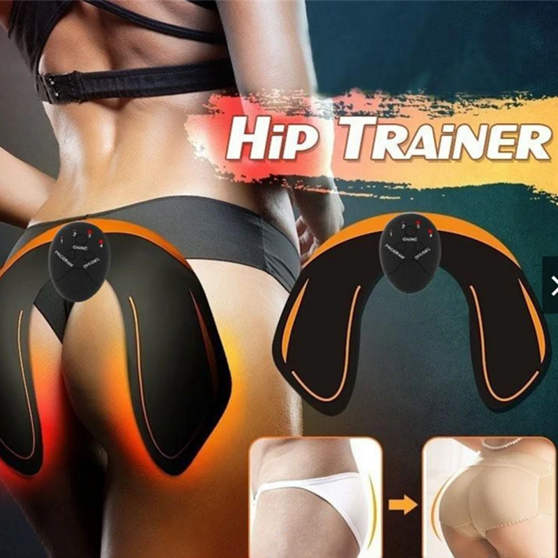 Unisex Smart Electric muscle stimulator Abdominal ABS ems Hip Trainer fitness Buttocks Shaper Weight loss slimming Massage Belt