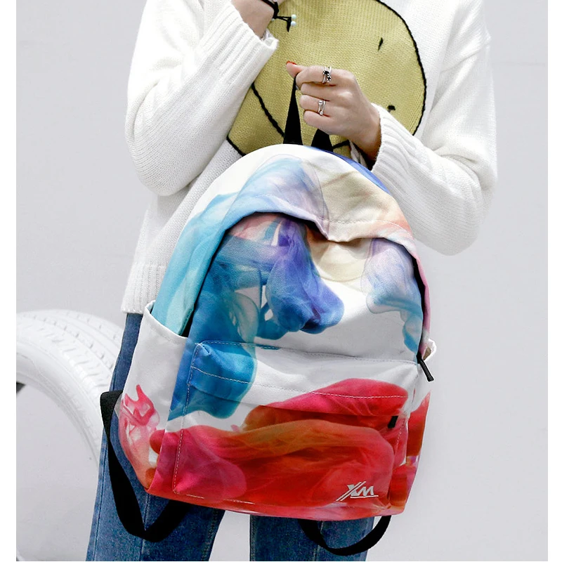 

Canvas Feminine Backpack Printing Women School Backpack Laptop Teenage for Girls Teenagers Bagpack Youth Female Mochila Feminina