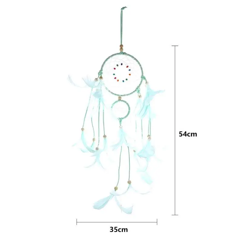 Ветер куранты Ловец снов перо Струны Свет сетчатые украшения домашний настенный подарок ремесло украшение дома