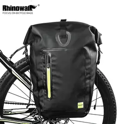 Rhinowalk 25L велосипед мешок междугородной MTB дорожный велосипед Полный Водонепроницаемый задние сиденья магистральные сумка Велоспорт сумки