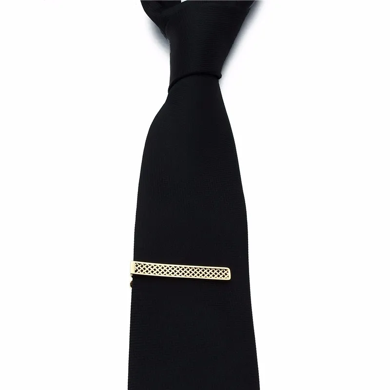 HAWSON металлический зажим для галстука полый дизайн 4 цвета на выбор мужской 2,1 дюймов зажим для галстука свадебный