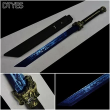 Movie Sword Chinese High Manganese Steel Modern Swords Full Handmade Chinese Dao Sword Baked Blue Blade