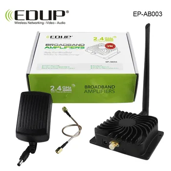 

EDUP EP-AB003 8000mW 39dBm 2.4Ghz Wifi Wireless Broadband Amplifier Router Power Range IEEE 802.11b/g/n WiFi Signal Booster