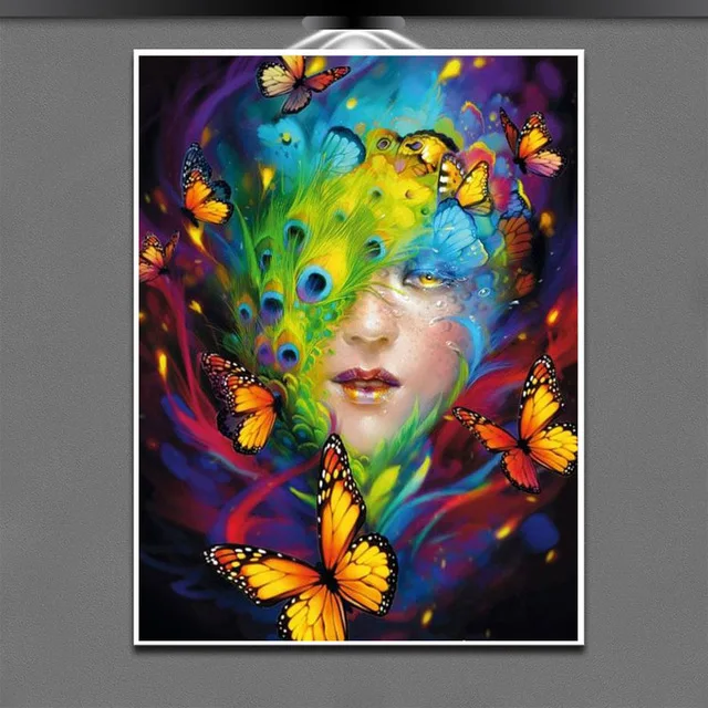 

square drill Girl modern home decoration diamond painting flowers needlework 3d diy 5d embroidery rhinestone
