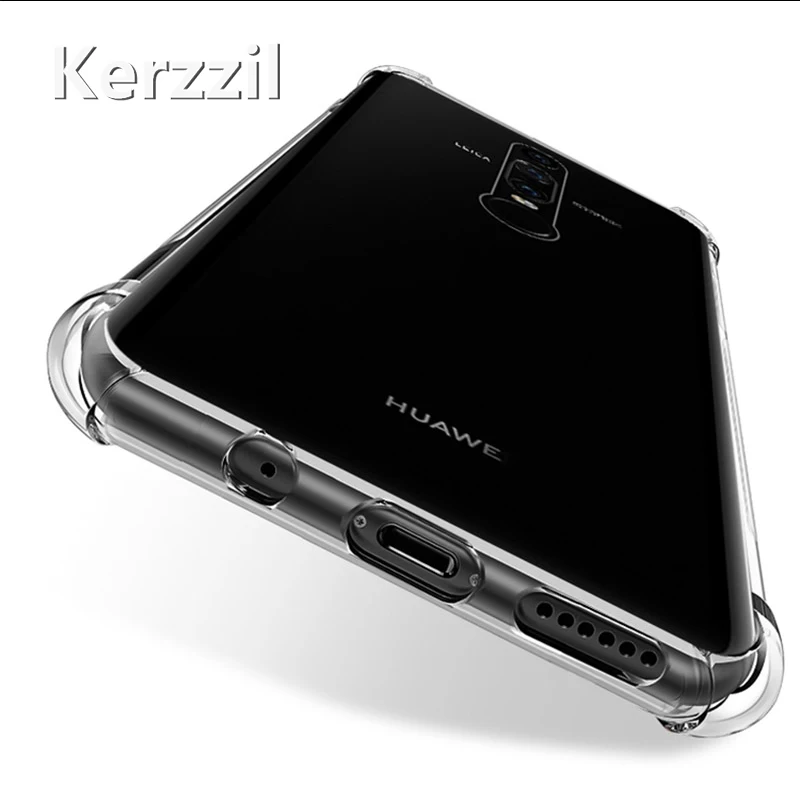 Transparent Anti-knock TPU Cases For Huawei P20 Lite Pro Clear Silicone Cover Nova 3E 3 3i Phone | Мобильные телефоны и