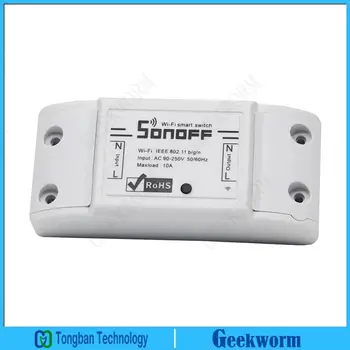 IoT Sonoff DIY Wireless Wifi Switch Timer Switch APP Controll Switch Module Internet of Things Device for Smart Home