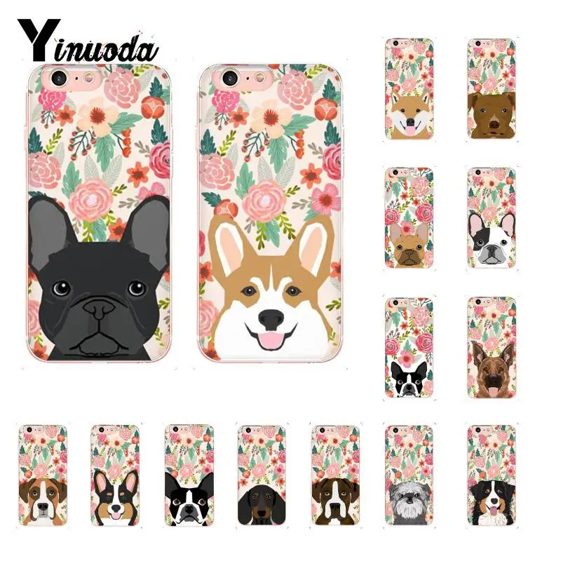 

Yinuoda Cute animals Dachshund Bulldog Labrador Welsh Corgi PhoneCase for iPhone8 7 6 6SPlus X XSMAX SE XR10 11 11pro 11promax