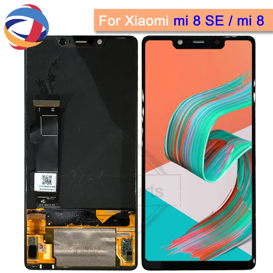 Супер Amoled ЖК-дисплей для 5,8" Xiao mi 8 SE mi 8 SE mi 8SE экран дисплей+ сенсорный экран дигитайзер с рамкой Замена mi 8 se ЖК