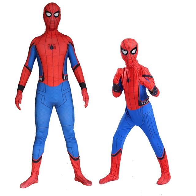 2019 Baru Dewasa Spider Man Homecoming Anak anak kostum  