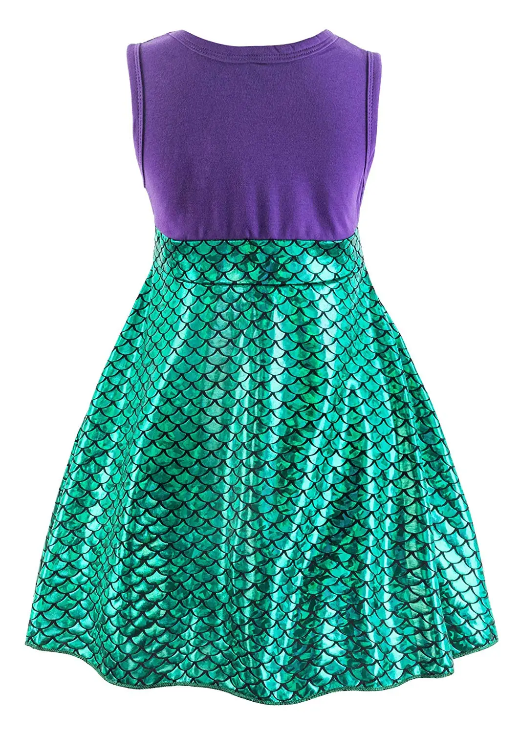 

FEECOLOR 1PCS Little Girl Mermaid Princess Costume Sequins Party Dress