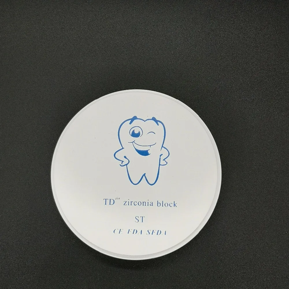 1 штука OD98mm * 18mm UT Zirconia блок ультра прозрачный для стоматологической лаборатории