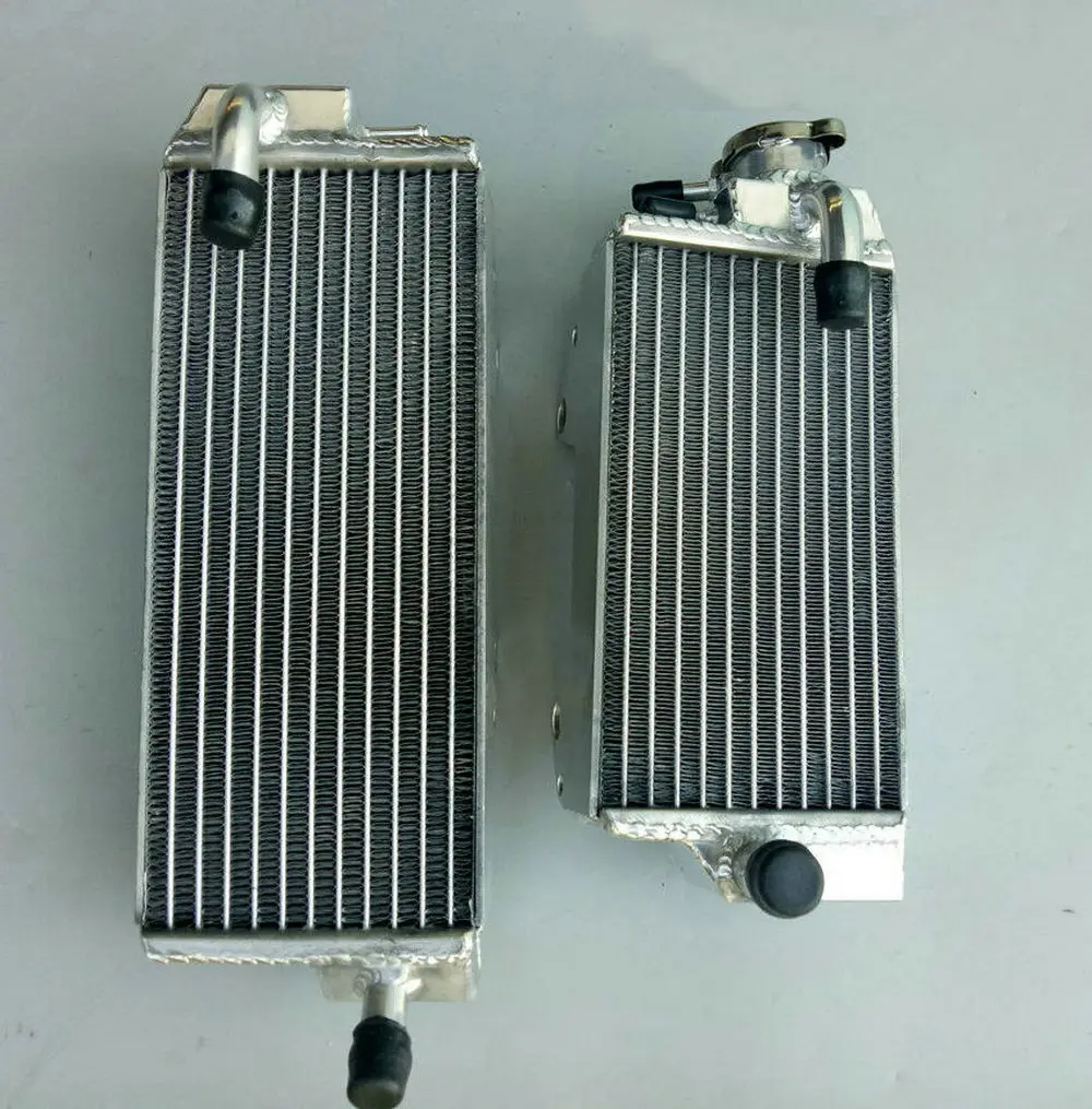 Radiator Only Алюминий радиатор+ силиконовый шланг для Suzuki RMZ250 РМЗ 250 2013- RMZ-250 13, 14, 15, 16, 17 - Цвет: Radiator Only