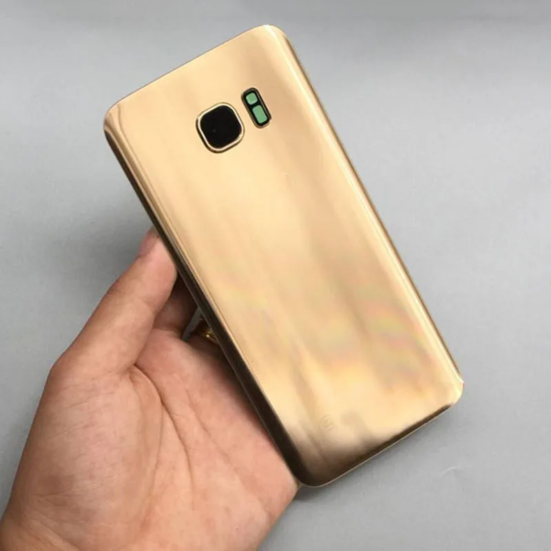 Для Samsung Galaxy S7 Edge G935 G930 задняя крышка для аккумулятора запасные части корпуса