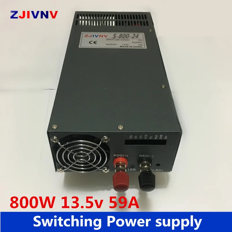 Industrial And Led Used 800w Switching Power Supply Ac Dc 13.5v Power