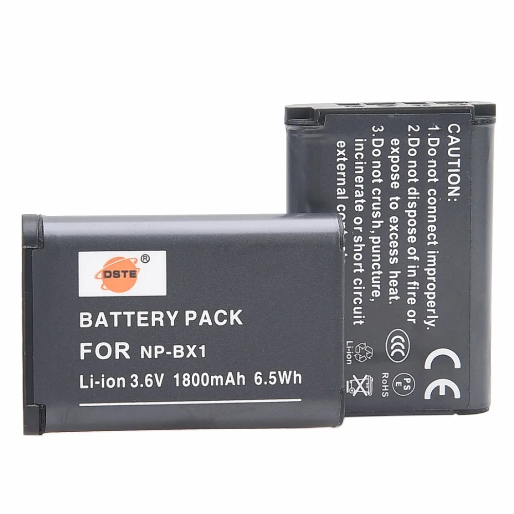 Batteria Ricambio Sony NP-BX1 - 2 Pezzi 1800mAh Per Fotocamere ZV-1F, RX100, RX10 - Foto 9