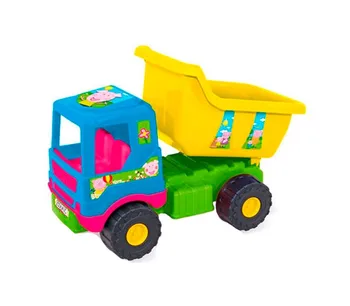

AVC-Truck multicolor decorated with little pigs