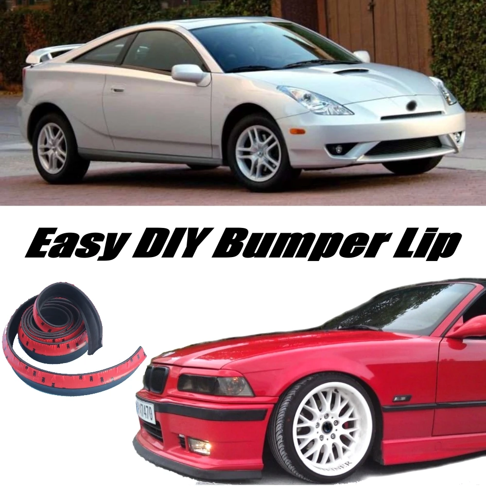 

NOVOVISU For TOYOTA Celica Supra A70 A80 Bumper Lip / Front Spoiler Deflector For Car View Tuning / Body Kit / Strip Skirt