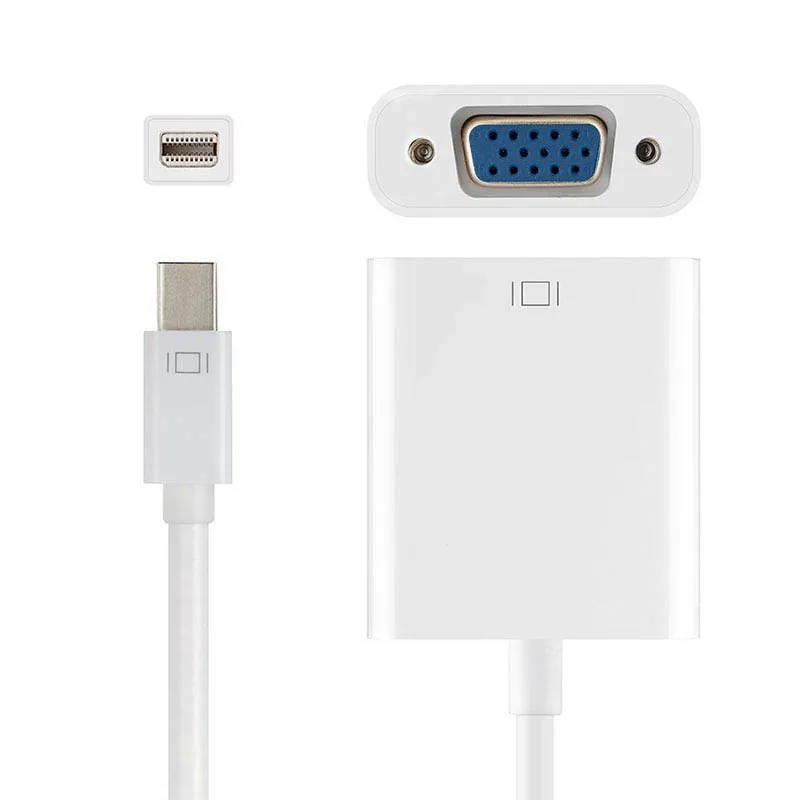 HOT Thunderbolt Display Port dp Mini DP To VGA Adapter Converter Cable for font b Apple