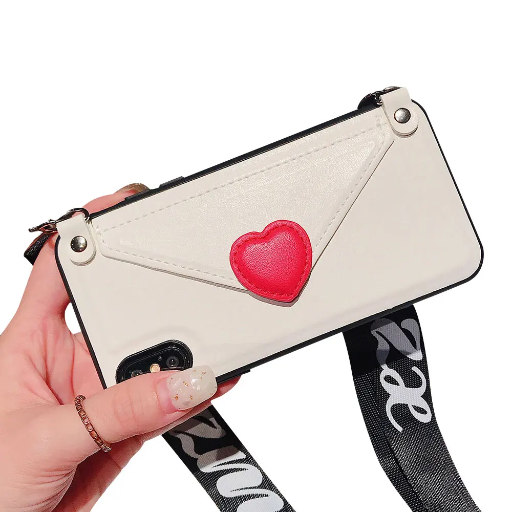 Кожаный чехол KISSCASE с ремешком для iPhone XS Max XR X 8 7 чехлы телефонов держателем в виде