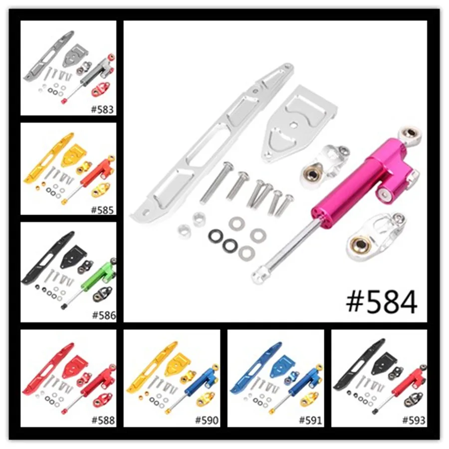 

GZYF CNC Aluminum Steering Damper Stabilizer Mount Bracket Set For Yamaha XJR1300 2002-2015