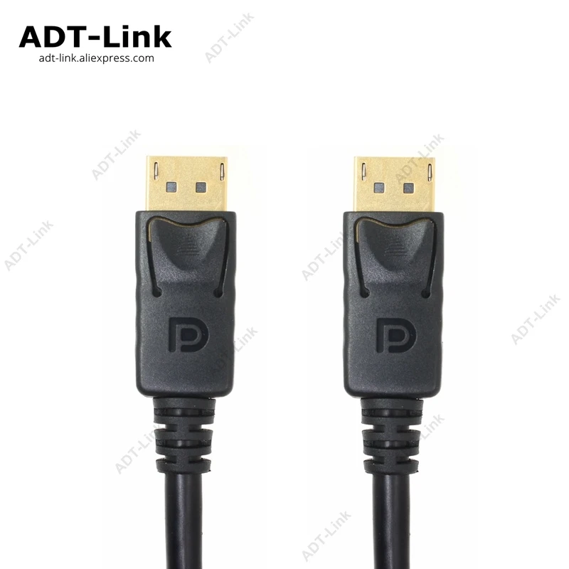 Кабель порта дисплея 10 футов DisplayPort to Displayport Cable DP 'Cable 4K @ 60Hz] черный