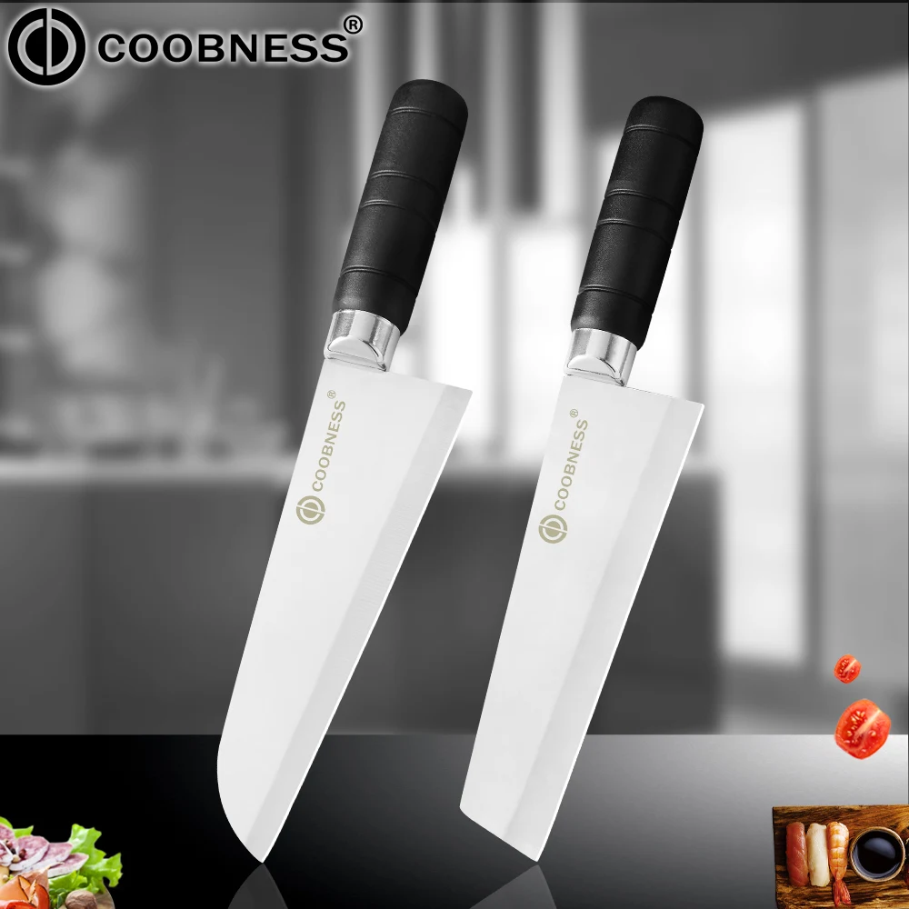 

COOBNESS Kitchen Knife 7'' 8'' Inch Chopping Knives 3Cr13 Steel Chef Knife For Meat Fish Vegetable Potato Cutting Cooking Tools