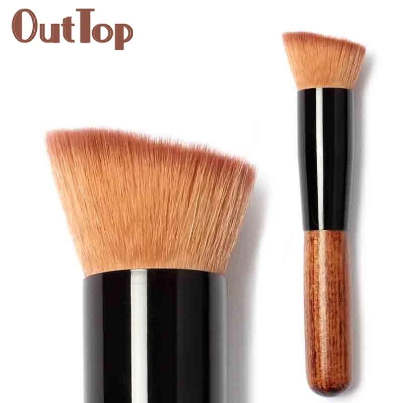 

OutTop 2018 Newly Makeup Brushes Powder Concealer Blush fluid Foundation Make up Brush 05.09