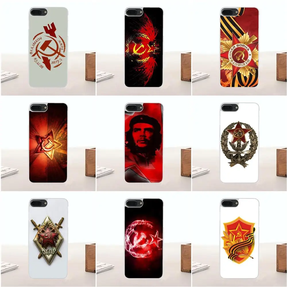 Мягкий хипстерский чехол Bixedx из ТПУ для Apple iPhone 4 4S 5 5C SE 6 6S 7 8 Plus X с Советской