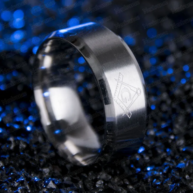 Nextvance Masonic Freemason символ G кольца темплар Freemasonry обручальное кольцо для мужчин подарок Байкер ювелирные изделия Размер 7-13