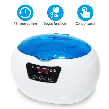 

Ultrasonic Cleaner 600ML Money Coins Jewelry Washing Machine 35W 40KHz Pedicure Nail Art Tools Cleaner