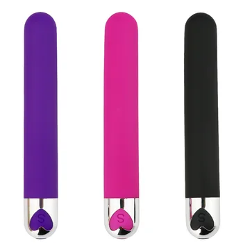 Rechargeable Bullet Vibrator 10 Speeds Vibrating G-spot Massager Strong Vibration AV Vibrators for Woman Sex Toys 1