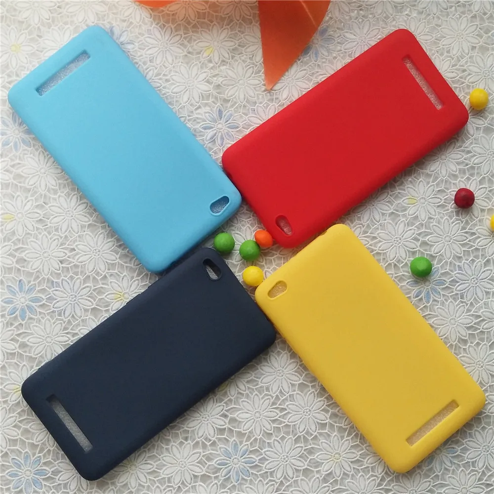 Macarons цветной ТПУ силиконовый матовый чехол для Xiaomi Redmi 4A высокое качество яркий