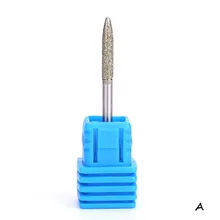 Emery дрель для ногтей Cuspidal Шлифовальная головка для ногтей для полировки ногтей инструмент для маникюра Электрический пилка для ногтей дрель Прямая SE11