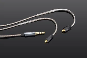 

upgrade Silver Plated Audio Cable For FiiO F5 F9 F9SE F9Pro FH1 FH5 FA7 FA1 FH7 In-Ear Monitors Earphone