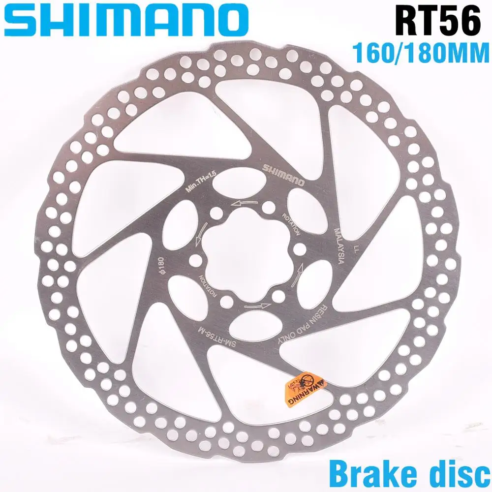 SHIMANO DEORE SM RT56 тормозного диска 6 Болт горных велосипедов диск M610 RT56 M6000 тормозного диска 160 мм 180 мм MTB