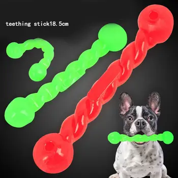 

Pet Dog Twist Stick Chew Toymolar & Training Speelgoed Rubber Interactive Fetching Toy Stick Puppy Dog Accessories