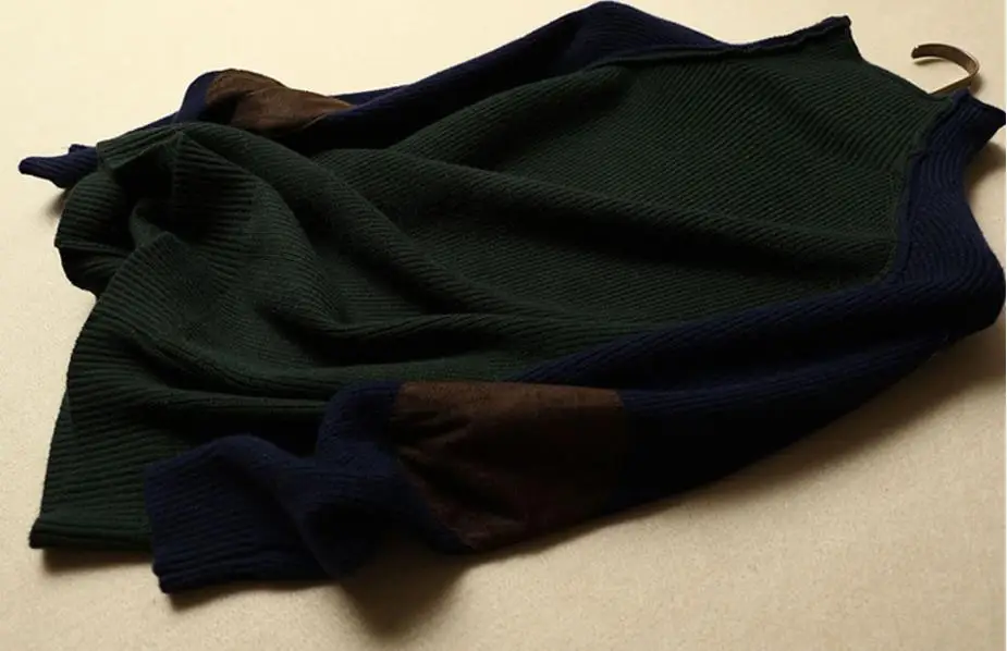 Новинка, зимний женский вязаный кашемировый свитер с высоким воротником, тонкий стильный однотонный пуловер в стиле пэчворк